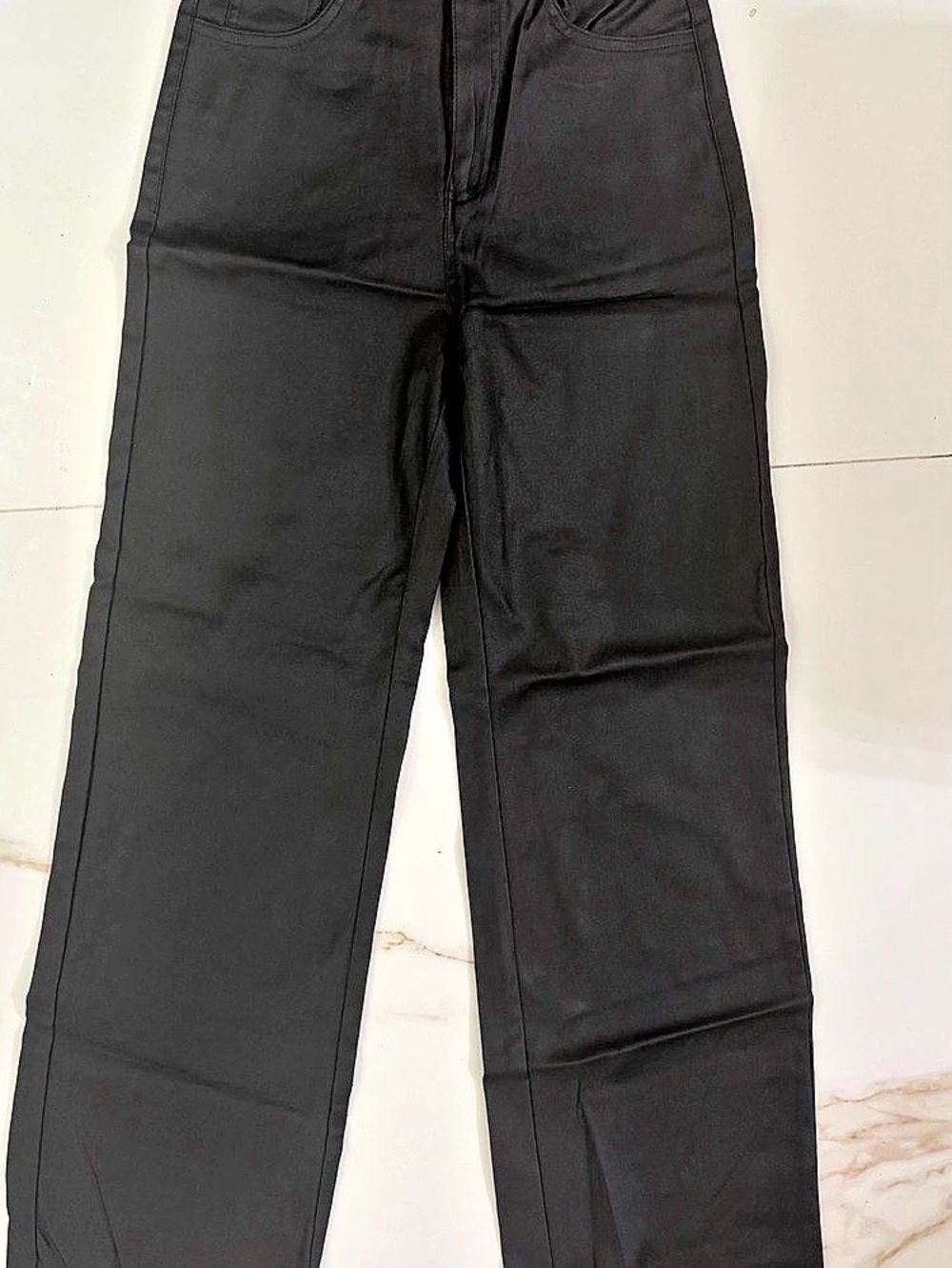SHEIN Wide Leg Pants in Black Size Medium